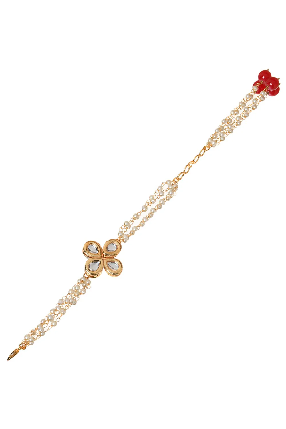 Elegant Faux Pearl And Alloy Bracelet