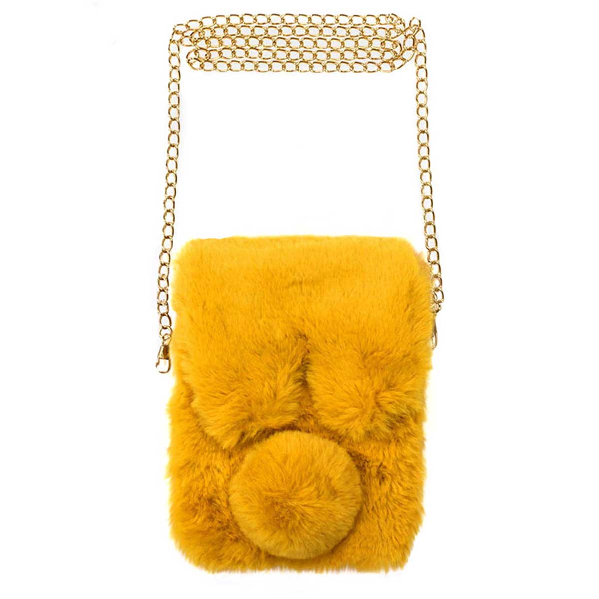 Charming Faux Fur Shoulder Bag