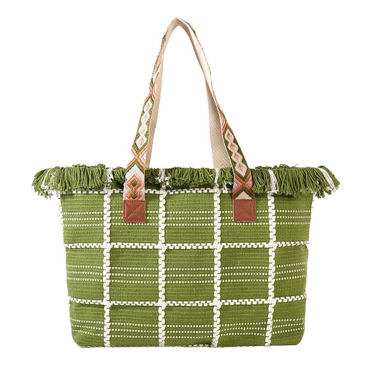 Versatile Chic Checkerboard Tote Bag