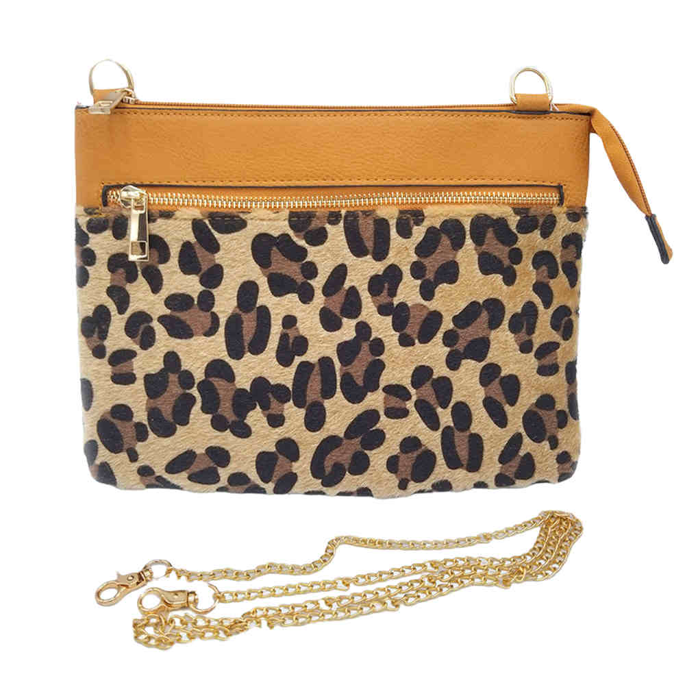 Elegant Black Textured Crossbody Bag