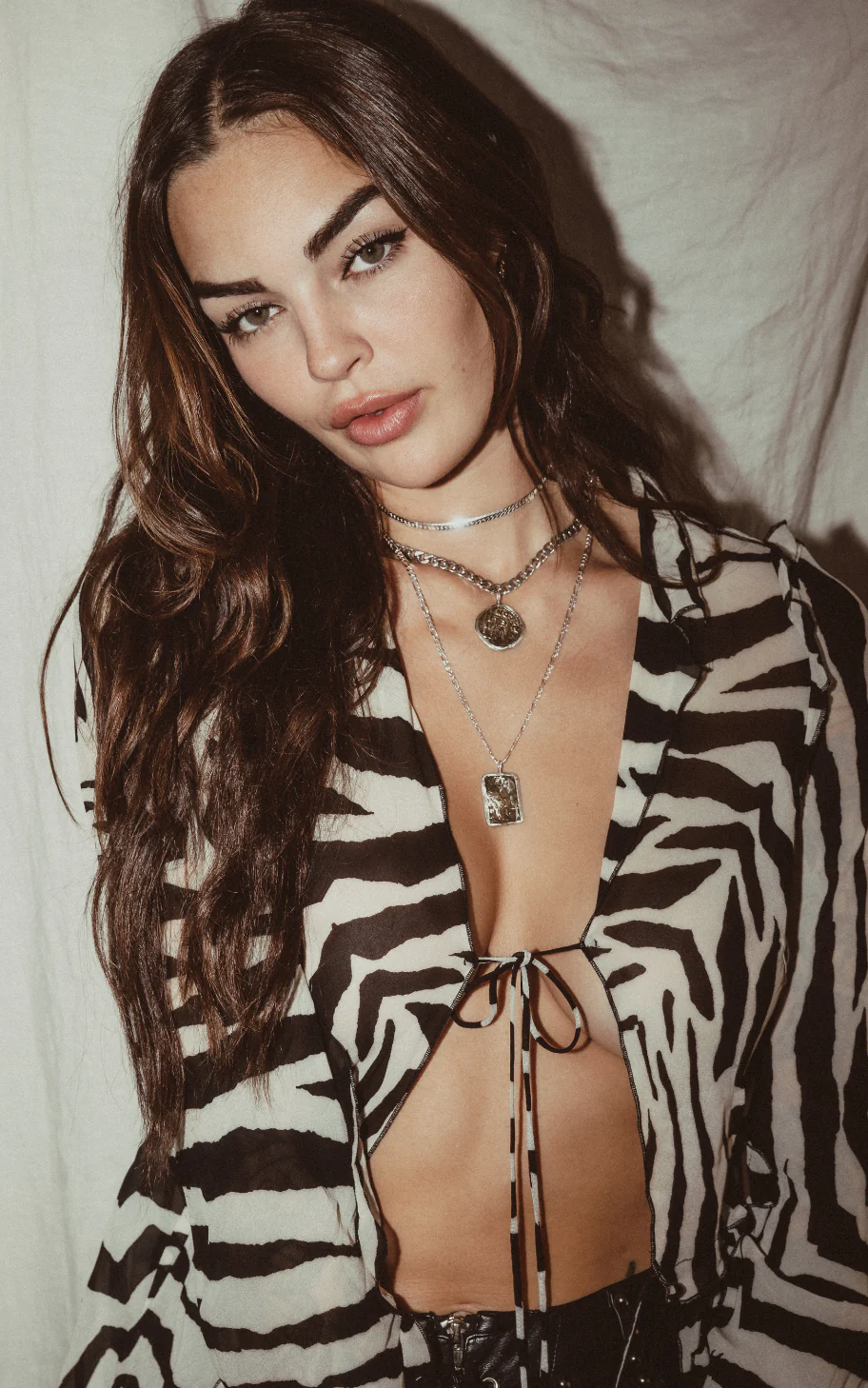 Sleek Herringbone Chain Necklace