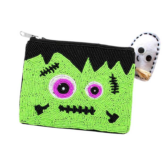 Chic Beaded Clutch