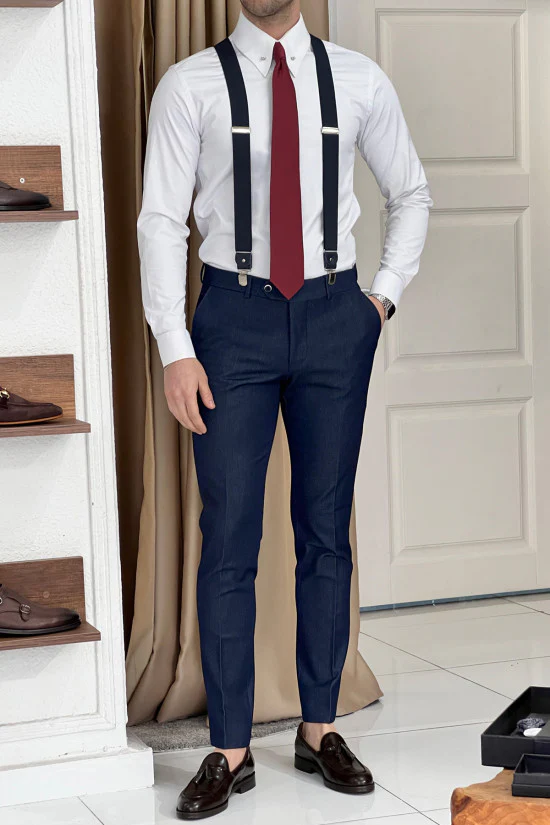 Classic Houndstooth Men'S Blazer