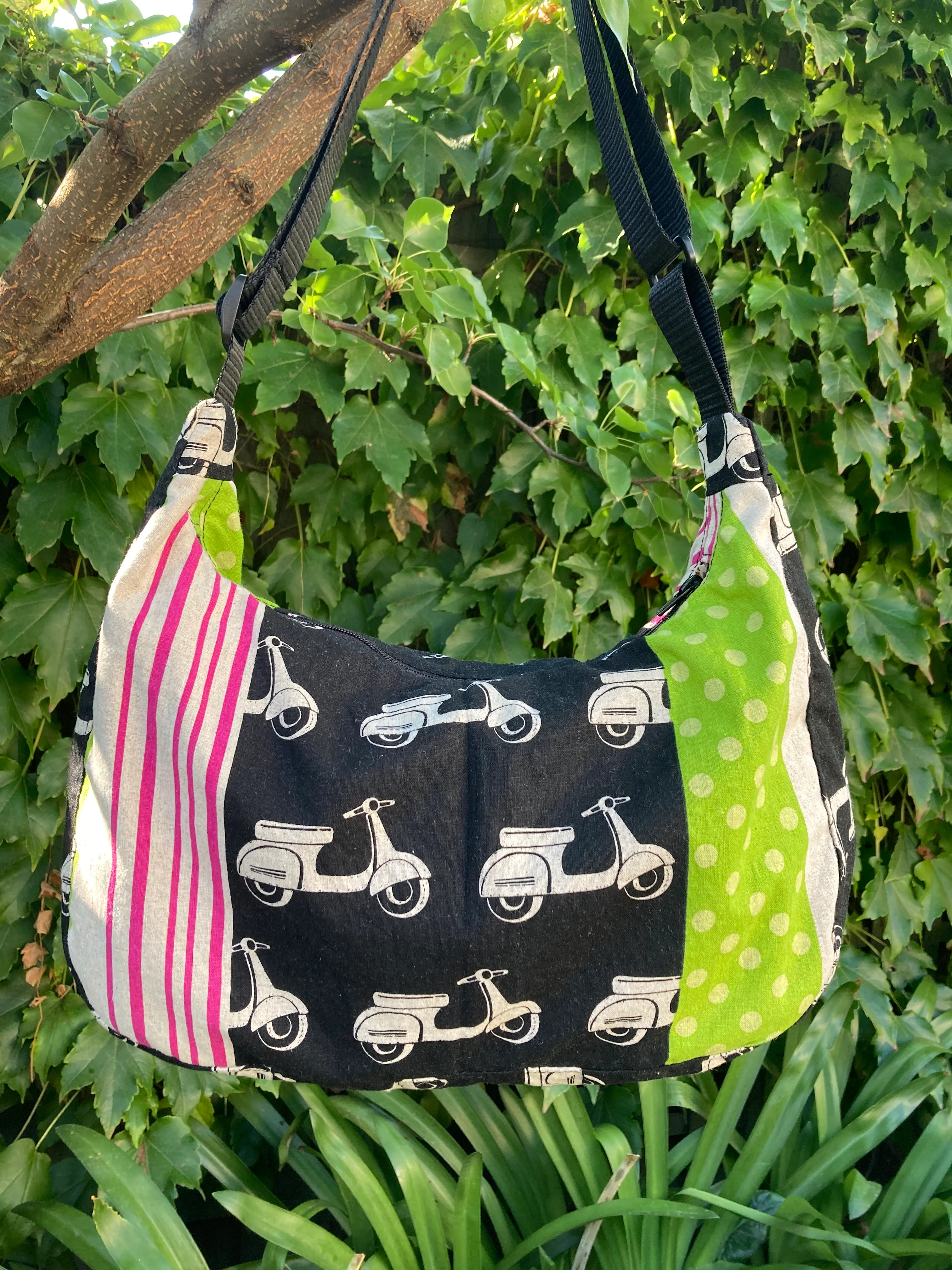 Chic & Funky Patchwork Shoulder Bag