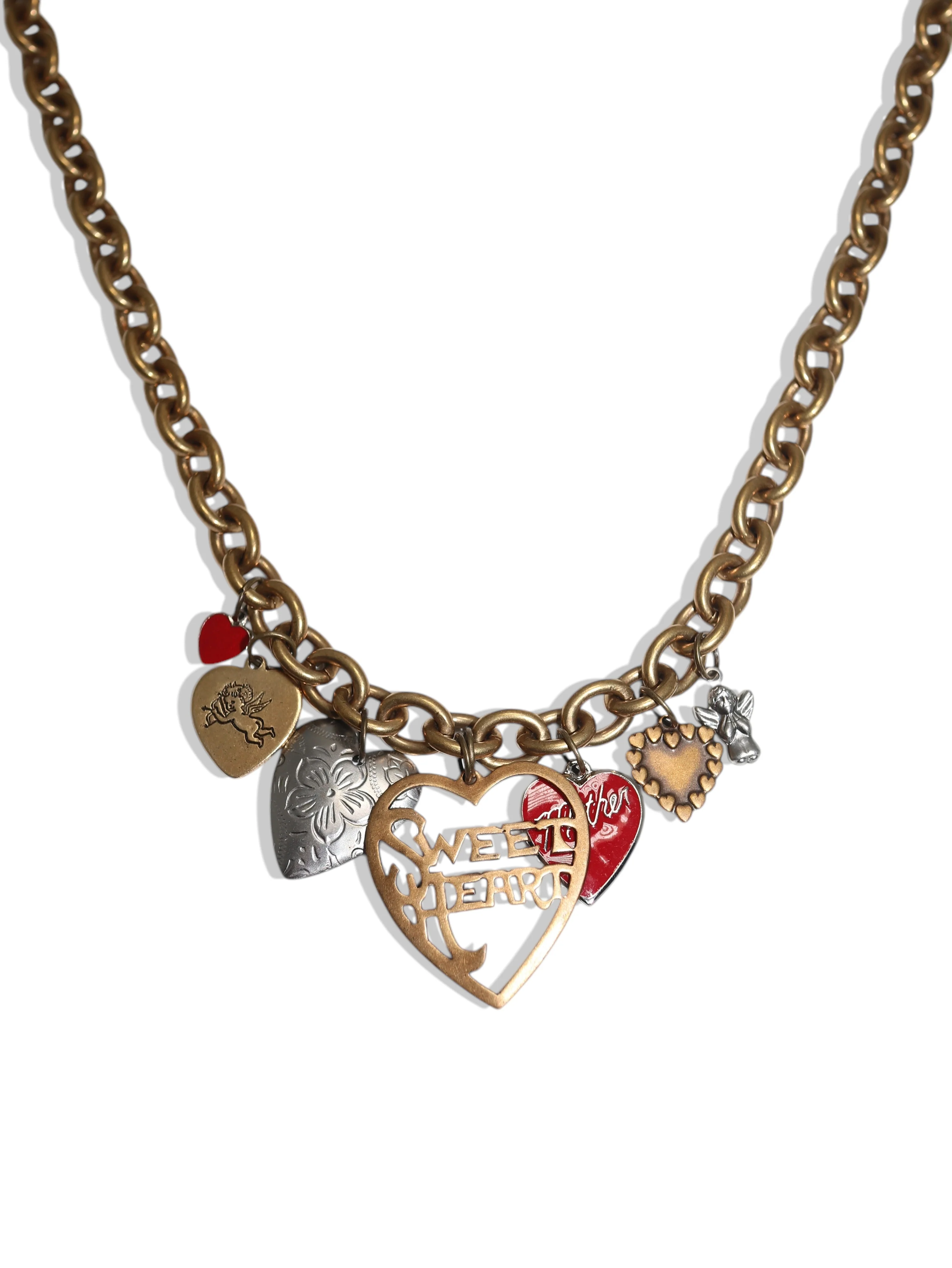 Charming Heart Pendant Necklace