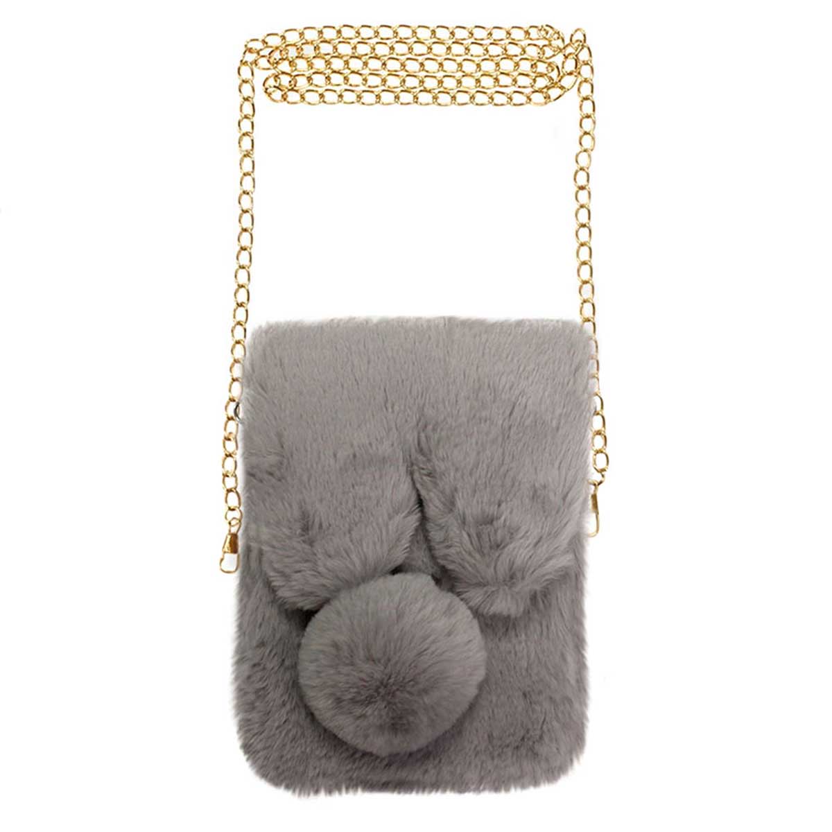 Charming Faux Fur Shoulder Bag