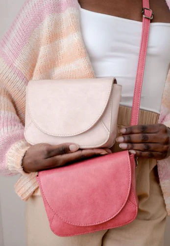Chic Faux Suede Crossbody Bag Set