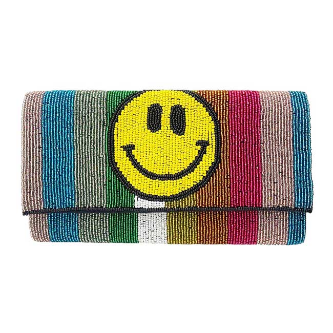 Joyful Beaded Clutch