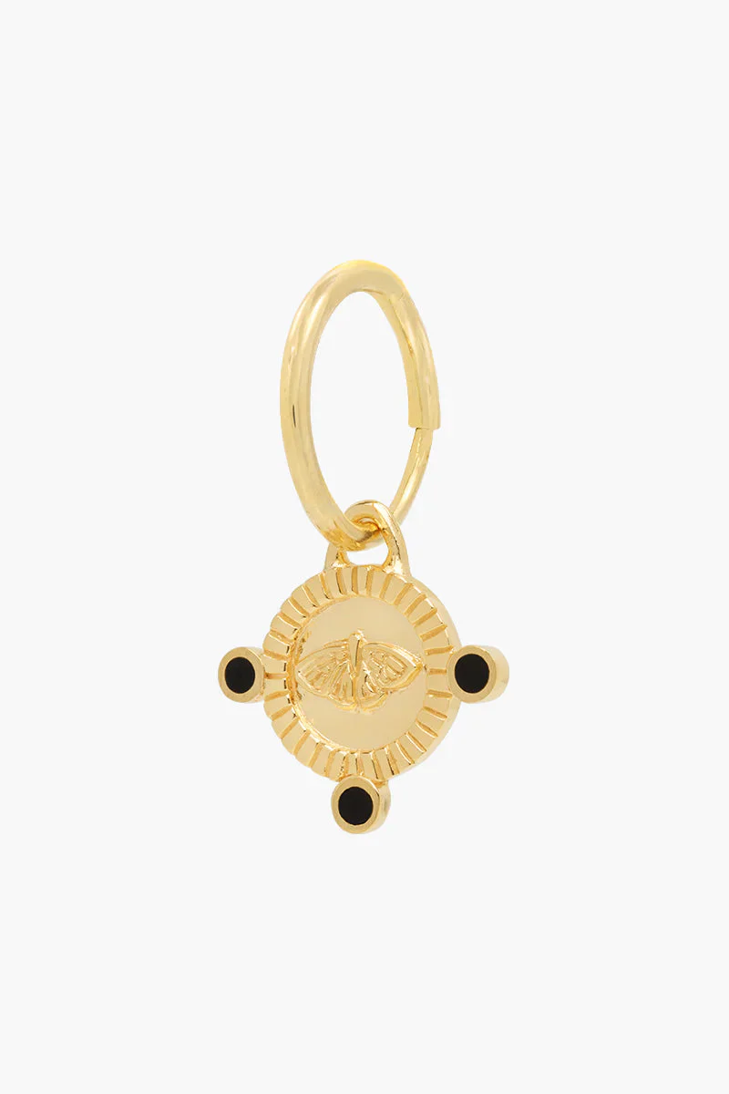 Elegant Gold-Tone Hoop Earrings