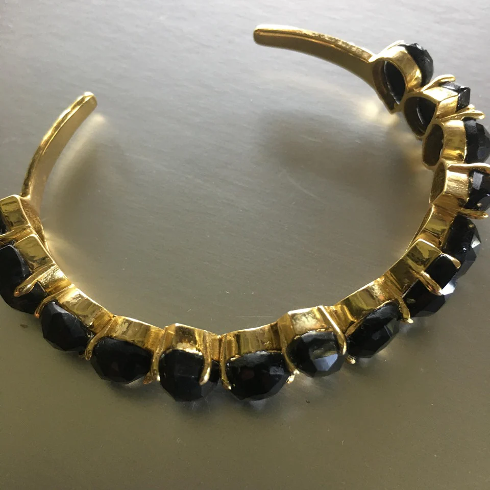 Chic Black Crystal Bracelet