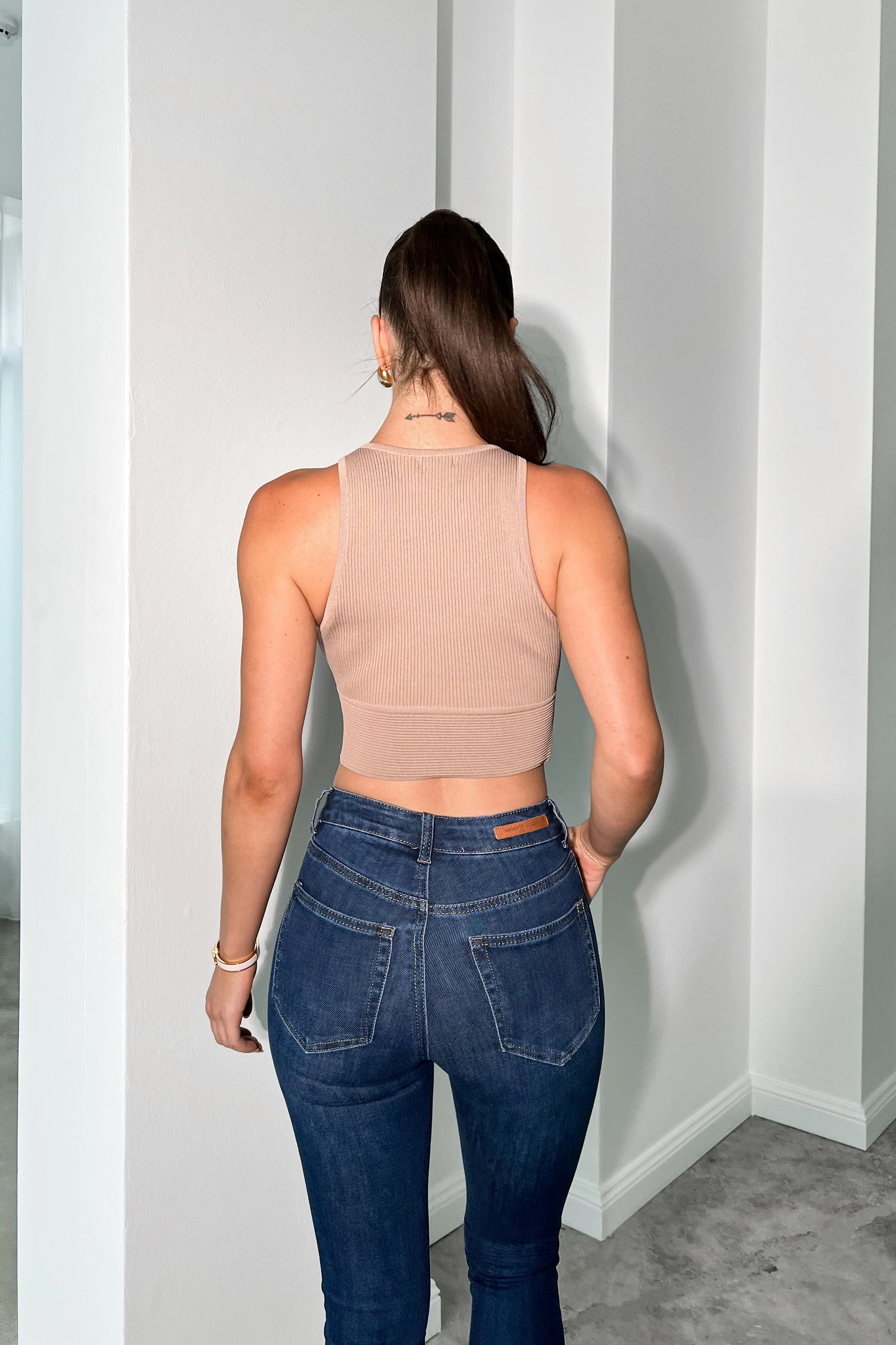 Sleek Ribbed Tank Top