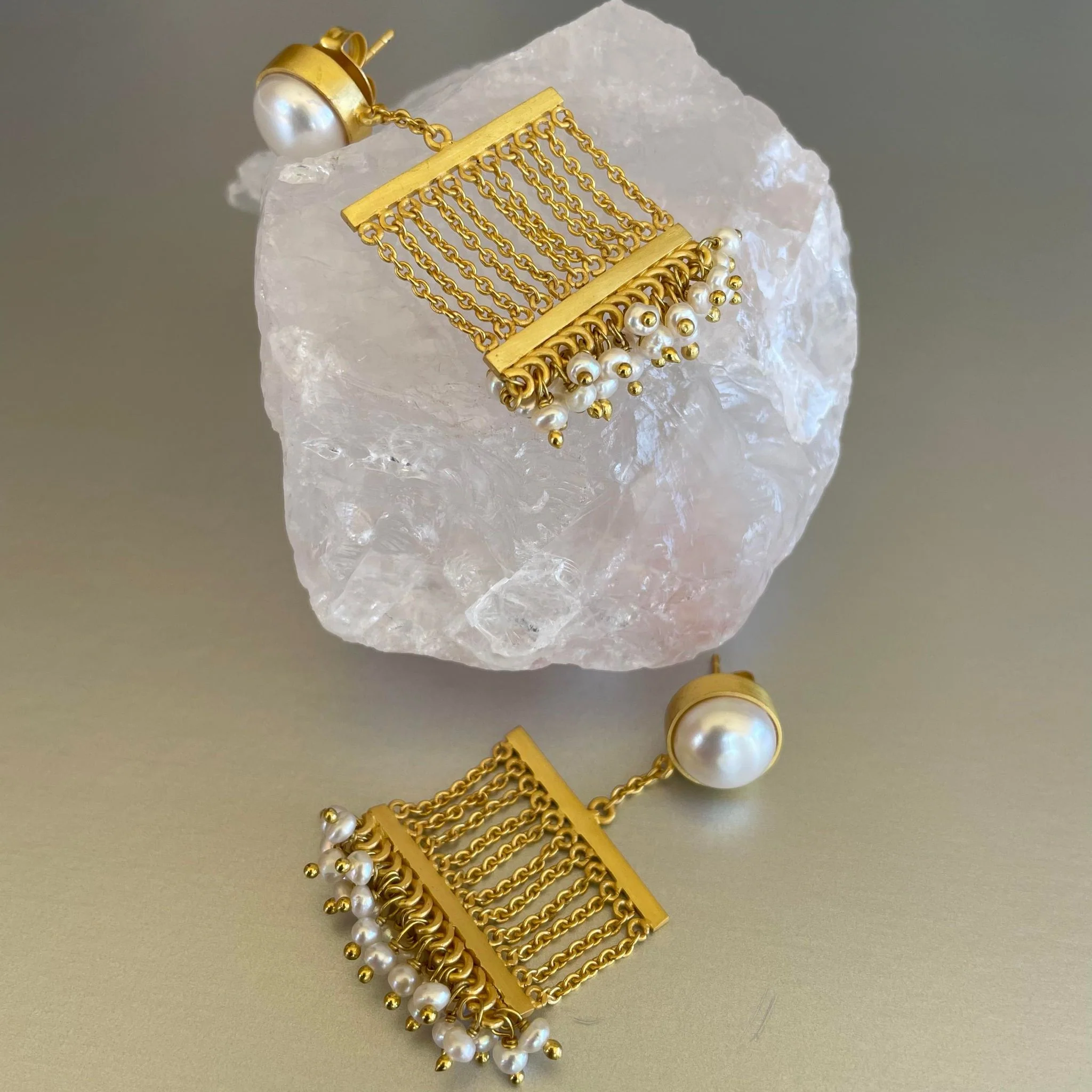 Elegant Chain Fringe Earrings