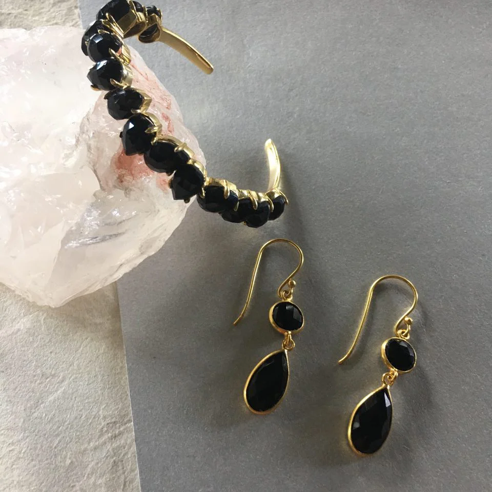 Chic Black Crystal Bracelet