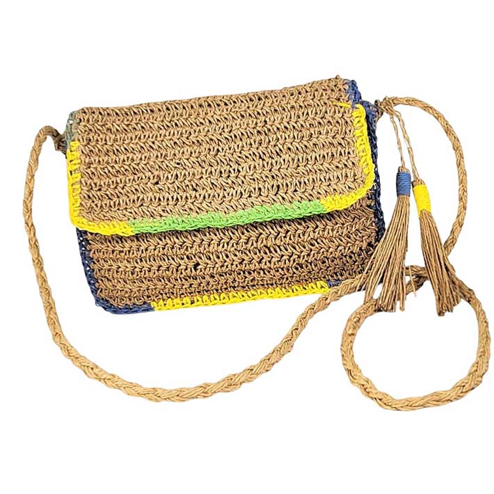 Chic Straw Woven Shoulder Bag