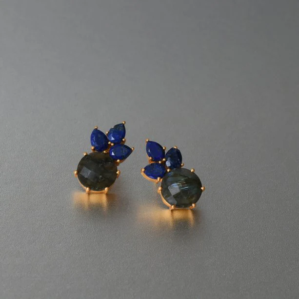 Elegant Multi-Stone Double Layer Necklace