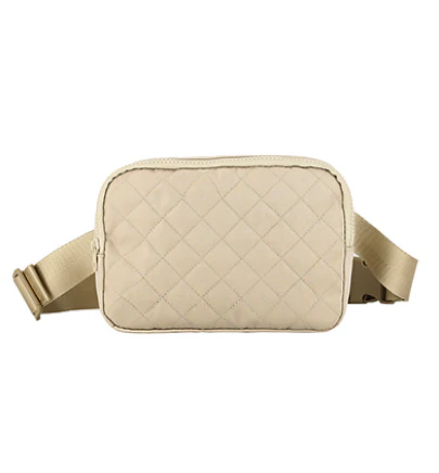Quilted Nylon Crossbody Bag