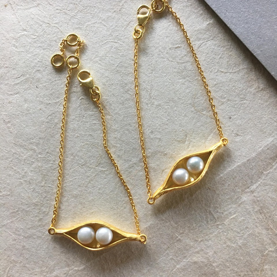 Elegant Double Pearl Bracelet