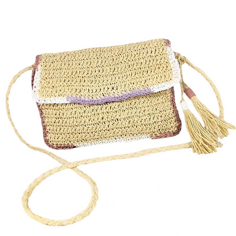 Chic Straw Woven Shoulder Bag