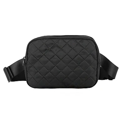 Quilted Nylon Crossbody Bag
