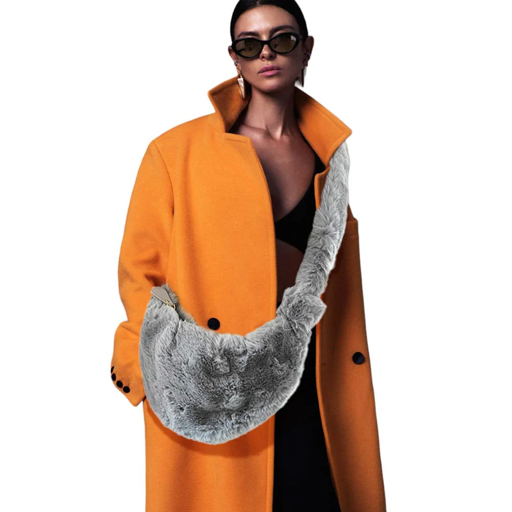 Plush Chic Shoulder Bag