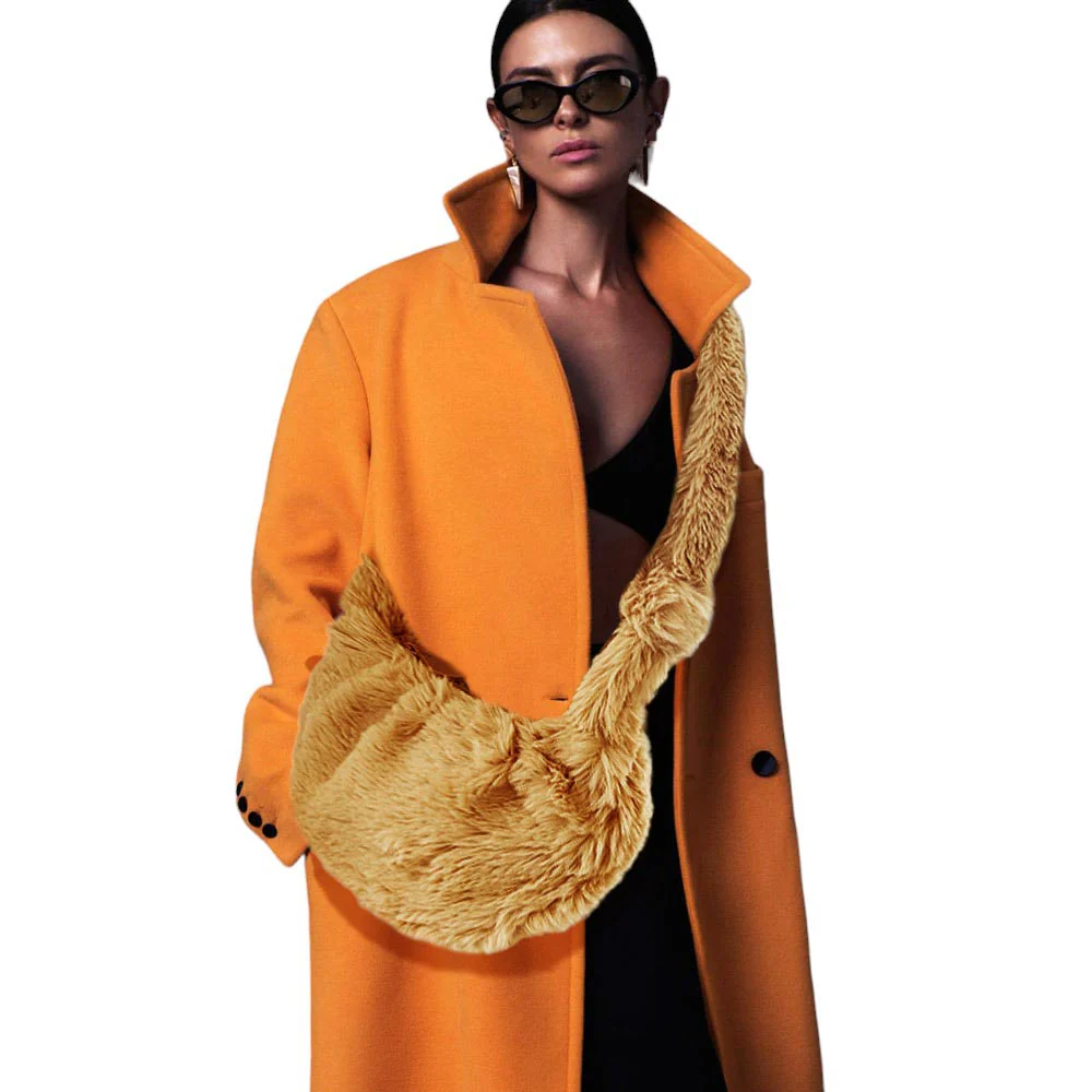 Plush Chic Shoulder Bag