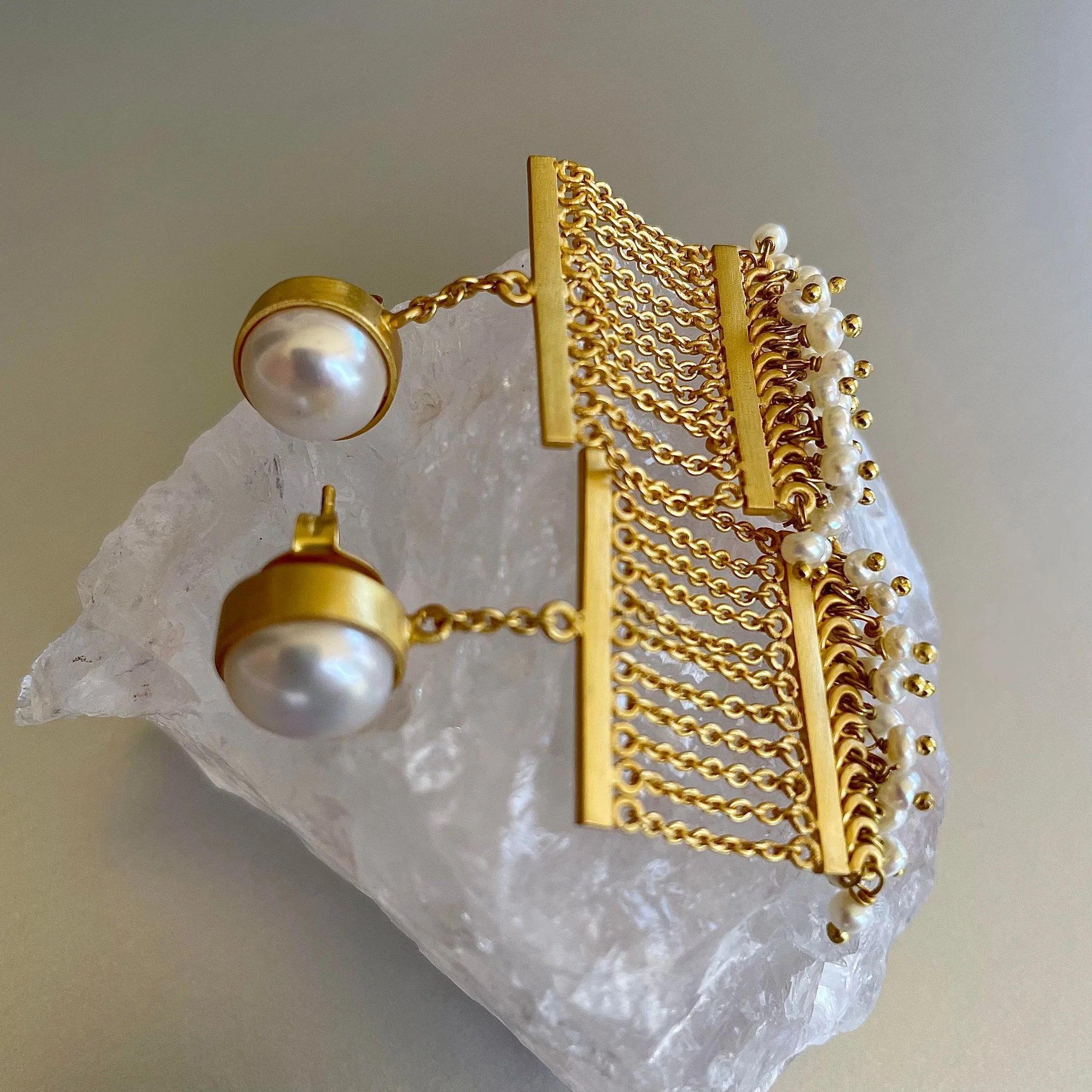 Elegant Chain Fringe Earrings