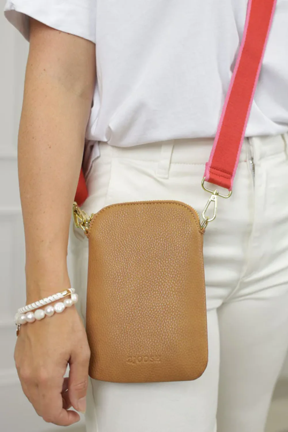 Elegant Brown Crossbody Bag